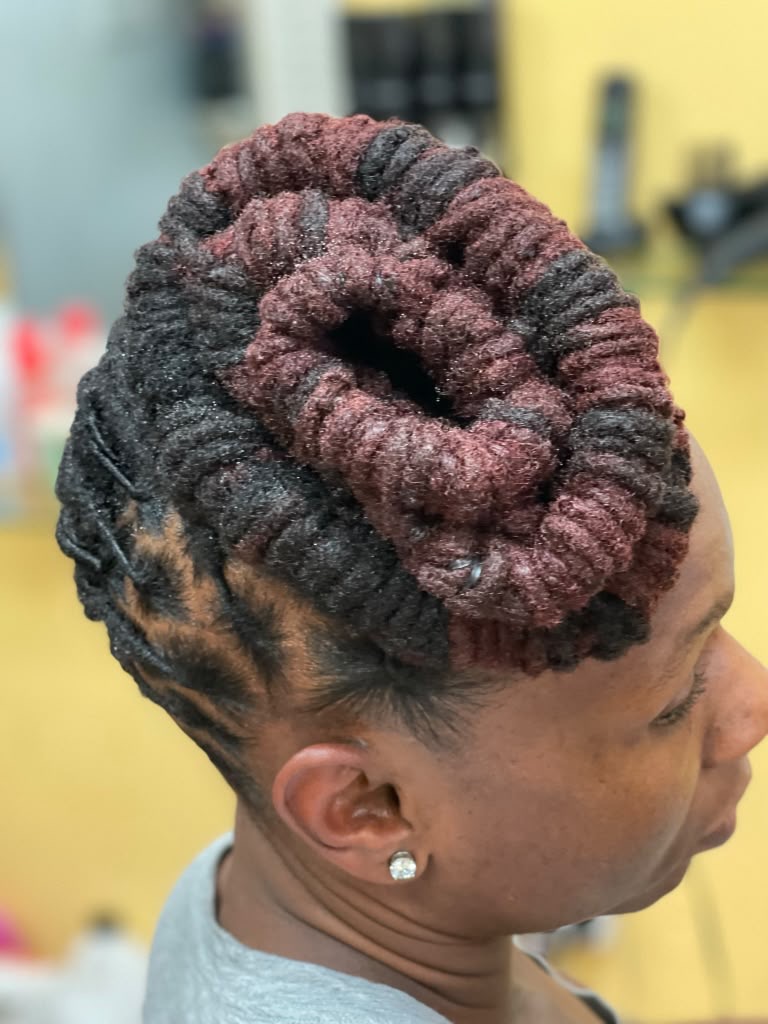 Boston Hair Creativity signature loc & braid work