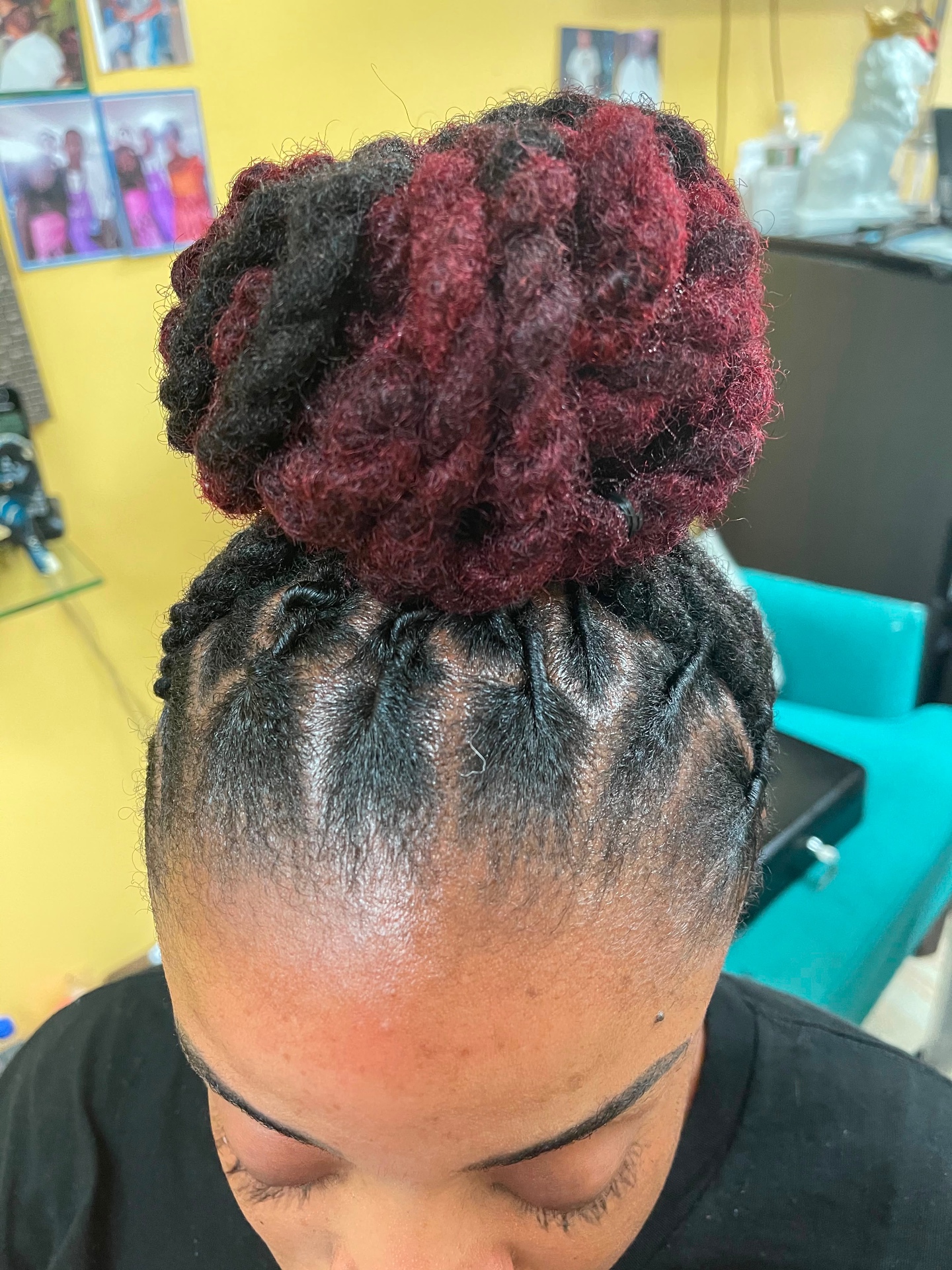 Boston Hair Creativity signature loc & braid work