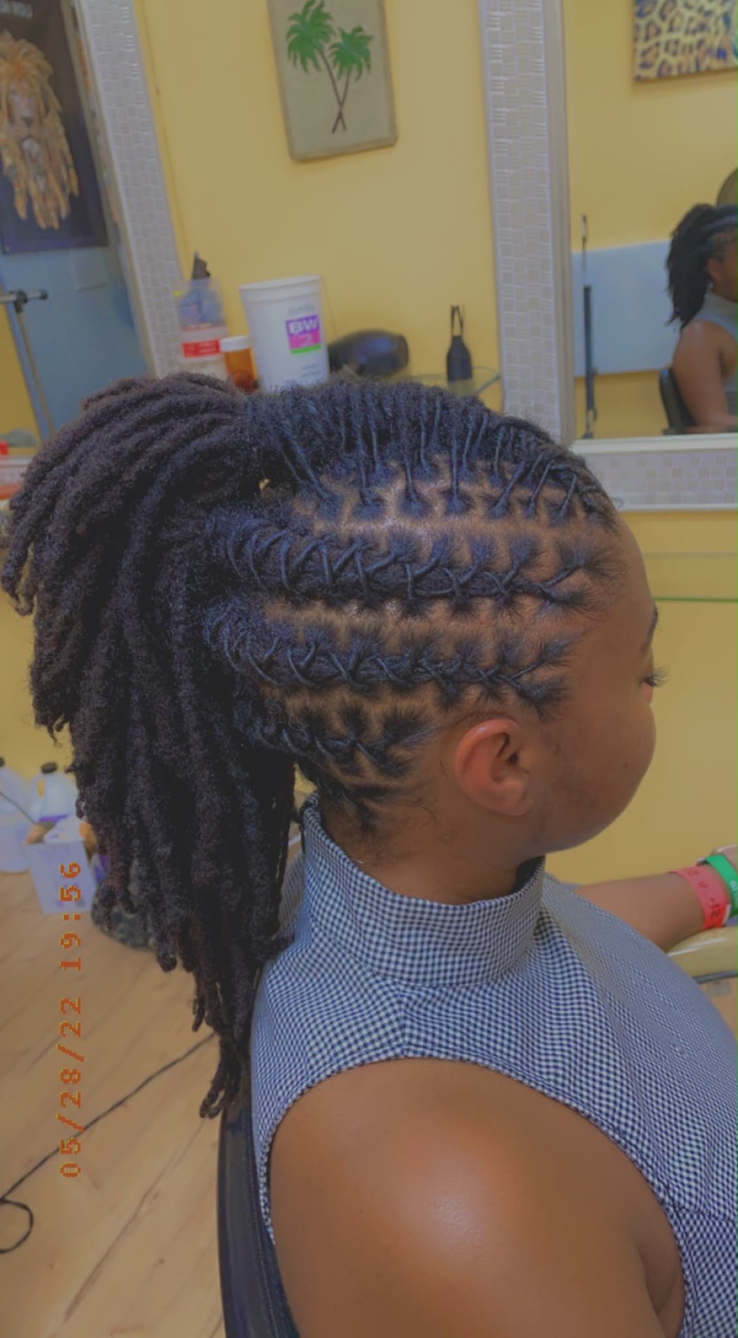 Boston Hair Creativity signature loc & braid work