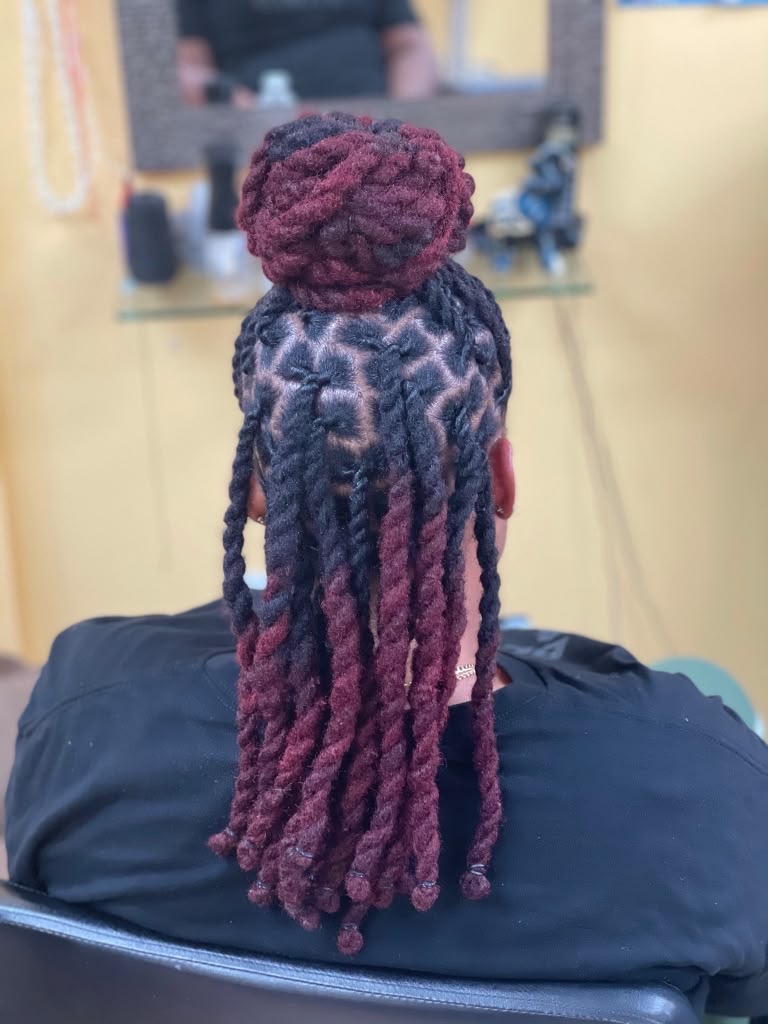 Boston Hair Creativity signature loc & braid work