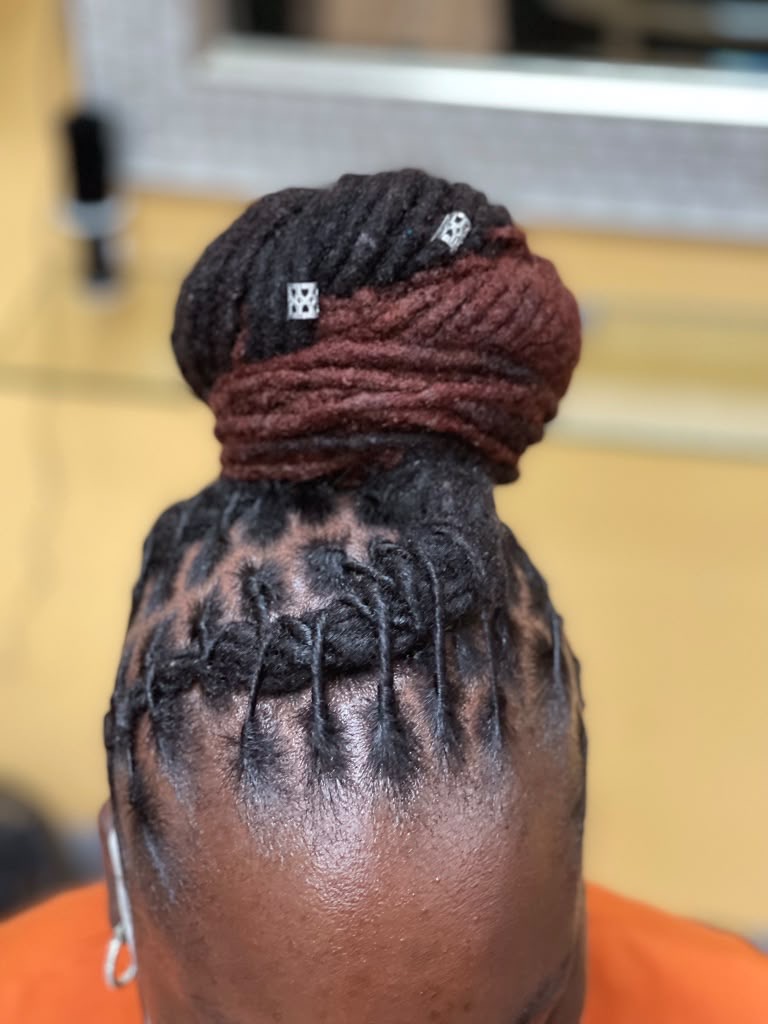 Boston Hair Creativity signature loc & braid work